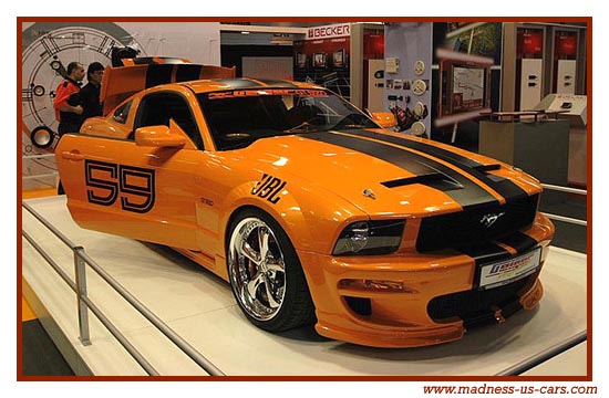 La Mustang GT sur le stand JBL Voici pour terminer notre visite au Paris