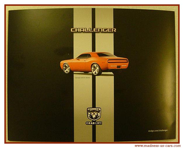 Brochure officielle Dodge Challenger SRT-8 2008