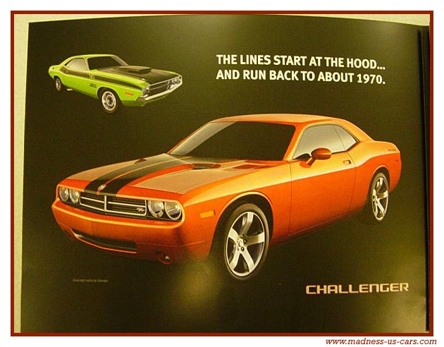 Brochure officielle Dodge Challenger SRT-8 2008