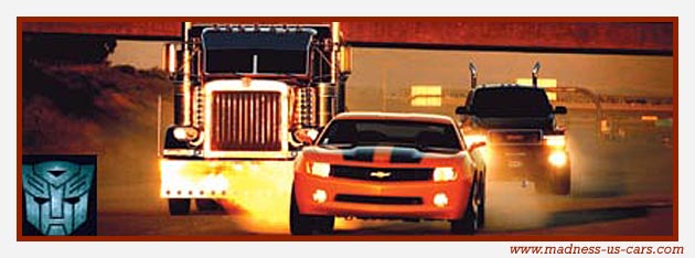 La nouvelle Chevrolet Camaro dans le film Transformers