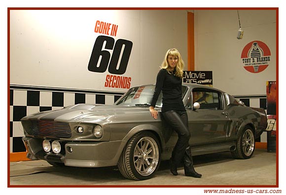 Shelby GT 500 Eleanor Ceci n'est pas tout fait vrai la Mustang Shelby 