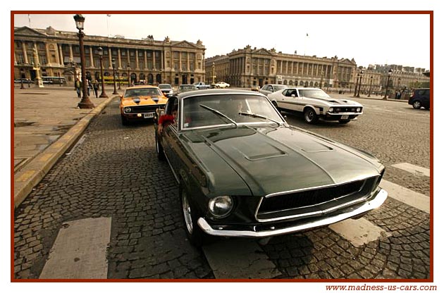 Equus Mustang, Shelby, Boss, Maharajah Road de Paris  Turin