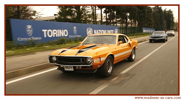 Equus Mustang, Shelby, Boss, Maharajah Road de Paris  Turin