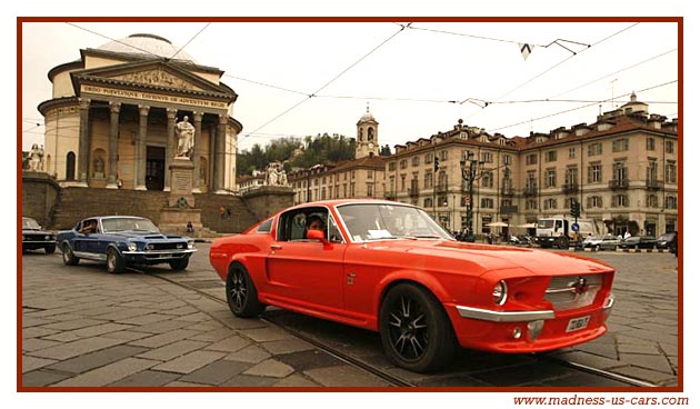 Equus Mustang, Shelby, Boss, Maharajah Road de Paris  Turin