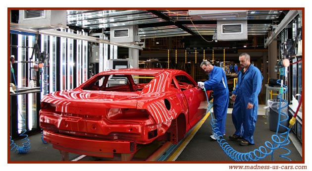 Production de la Chevrolet Camaro 2010