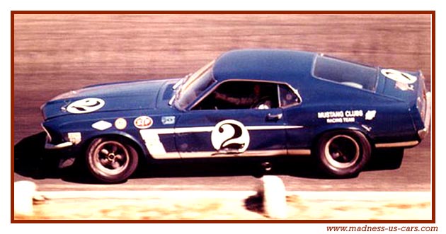 La Mustang Shelby 1969 de Dan Gurney en Trans-Am