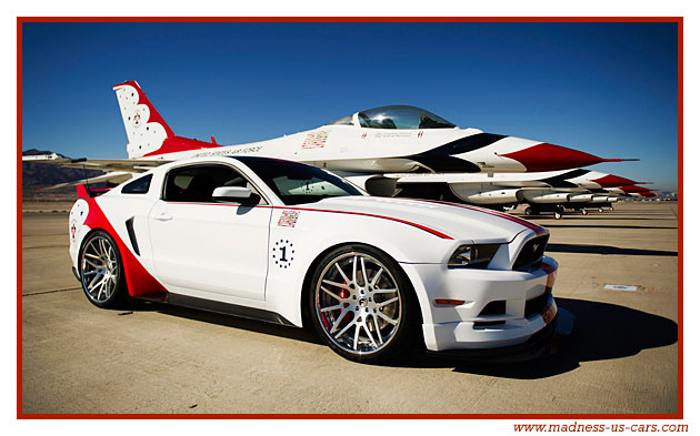 Thunderbirds Ford Mustang 2014