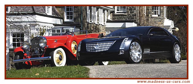 Cadillac Sixteen 1930 et 2003