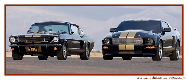 Mustang Shelby GTH Hertz 1966 et 2006