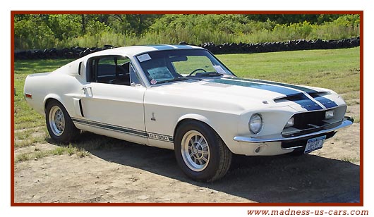 Mustang Shelby GT 350 1968 Une Shelby made by Ford 