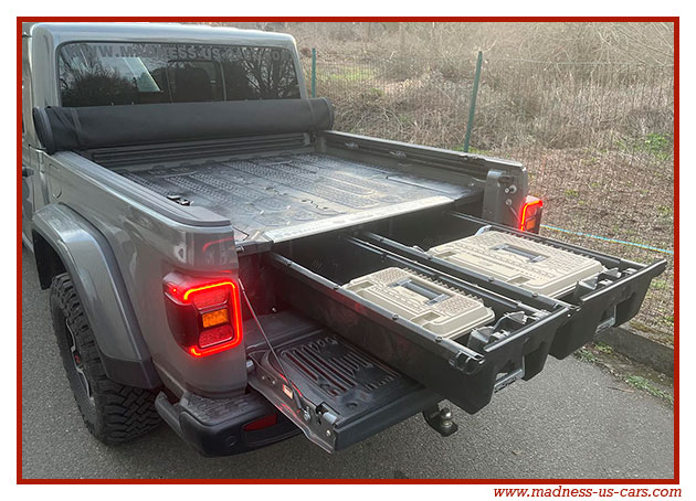 Tiroirs de rangement Decked Jeep Gladiator