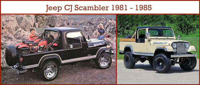 Histoire des pickups Jeep