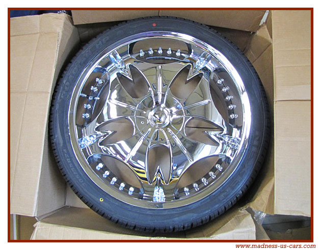 Jantes DUB chromes pour Pickup ou SUV