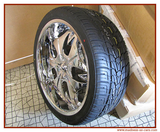Jantes DUB chromées pour Pickup ou SUV