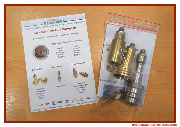 Kit adaptateur GPL Européen