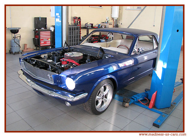 Restauration complte d'une Mustang Coup de 1965