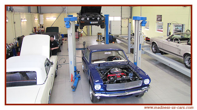 Une partie du Showroom du garage Madness US