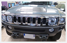 Calandre chrome pour Hummer H3