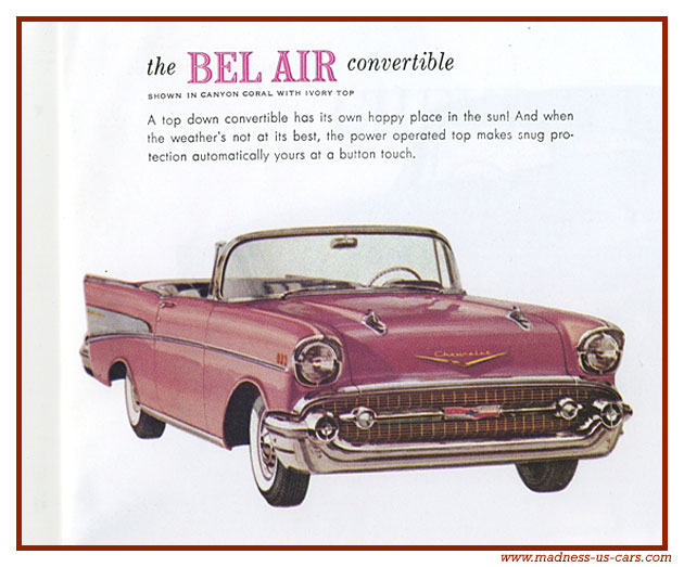 Chevrolet Bel Air Cabriolet 1957