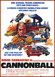 Le film Cannonball avec David Carradine