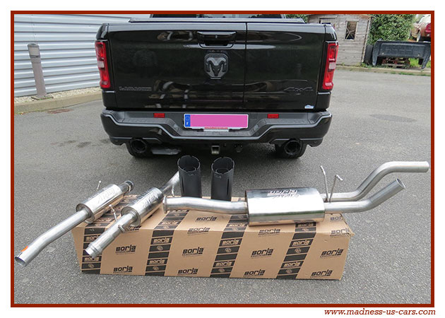 Echappement Borla pour Dodge Ram 1500 Hemi 2019 � 2024