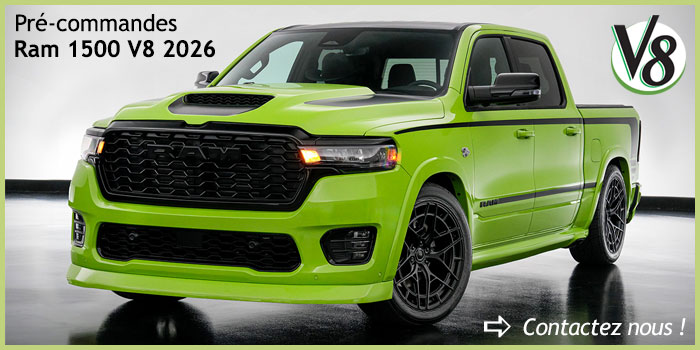 Commande du nouveau Ram 1500 V8 2026